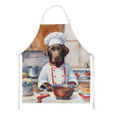 Load image into Gallery viewer, Chocolate Labrador Retriever The Chef Apron – Artist-Designed Kitchen, BBQ &amp; Craft Apron