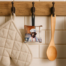 Load image into Gallery viewer, Chocolate Labrador Retriever The Chef Hanging Square Fabric Ornament 3.5 × 3.5