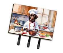 Load image into Gallery viewer, Chocolate Labrador Retriever The Chef Leash or Key Holder