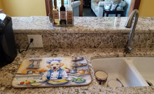 Load image into Gallery viewer, Yellow Labrador Retriever The Chef Dish Drying Mat