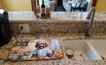Load image into Gallery viewer, Labradoodle The Chef Dish Drying Mat