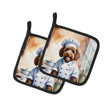 Load image into Gallery viewer, Labradoodle The Chef Pot Holders - Set of 2 Decorative Kitchen Helpers | Made in the USA