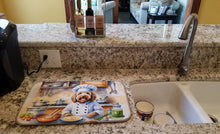 Load image into Gallery viewer, Labradoodle The Chef Dish Drying Mat