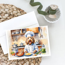Load image into Gallery viewer, Labradoodle The Chef Greeting Cards - Blank Note Cards – 8-Pack of Artist-Designed Cards with Envelopes