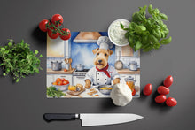 Load image into Gallery viewer, Lakeland Terrier The Chef Glass Cutting Boards – Durable, Decorative Kitchen Art