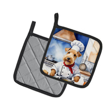 Load image into Gallery viewer, Lakeland Terrier The Chef Pot Holders - Set of 2 Decorative Kitchen Helpers | Made in the USA