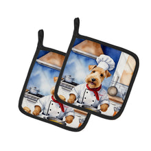 Load image into Gallery viewer, Lakeland Terrier The Chef Pot Holders - Set of 2 Decorative Kitchen Helpers | Made in the USA
