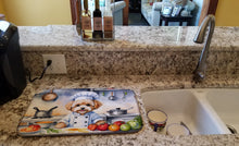 Load image into Gallery viewer, Maltipoo The Chef Dish Drying Mat