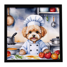 Load image into Gallery viewer, Maltipoo The Chef Framed Metal Print