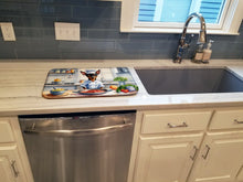 Load image into Gallery viewer, Miniature Pinscher The Chef Dish Drying Mat