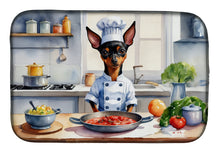 Load image into Gallery viewer, Miniature Pinscher The Chef Dish Drying Mat