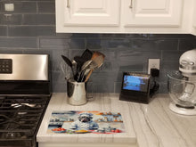 Load image into Gallery viewer, Neapolitan Mastiff The Chef Glass Cutting Boards – Durable, Decorative Kitchen Art