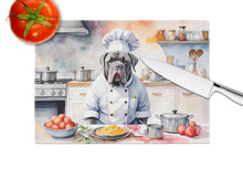 Load image into Gallery viewer, Neapolitan Mastiff The Chef Glass Cutting Boards – Durable, Decorative Kitchen Art