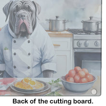Load image into Gallery viewer, Neapolitan Mastiff The Chef Glass Cutting Boards – Durable, Decorative Kitchen Art