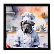 Load image into Gallery viewer, Neapolitan Mastiff The Chef Framed Metal Print