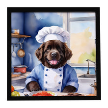 Load image into Gallery viewer, Newfoundland The Chef Framed Metal Print