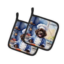 Load image into Gallery viewer, Newfoundland The Chef Pot Holders - Set of 2 Decorative Kitchen Helpers | Made in the USA