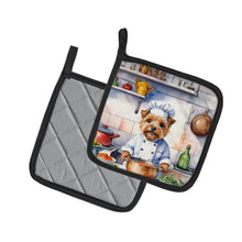 Load image into Gallery viewer, Norfolk Terrier The Chef Pot Holders - Set of 2 Decorative Kitchen Helpers | Made in the USA