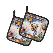Load image into Gallery viewer, Norfolk Terrier The Chef Pot Holders - Set of 2 Decorative Kitchen Helpers | Made in the USA