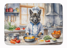 Load image into Gallery viewer, Norwegian Elkhound The Chef Memory Foam Kitchen Mat