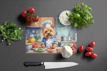Load image into Gallery viewer, Norwich Terrier The Chef Glass Cutting Boards – Durable, Decorative Kitchen Art