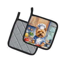 Load image into Gallery viewer, Norwich Terrier The Chef Pot Holders - Set of 2 Decorative Kitchen Helpers | Made in the USA