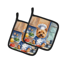 Load image into Gallery viewer, Norwich Terrier The Chef Pot Holders - Set of 2 Decorative Kitchen Helpers | Made in the USA