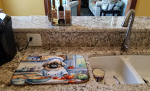 Load image into Gallery viewer, Pekingese The Chef Dish Drying Mat