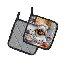 Load image into Gallery viewer, Pekingese The Chef Pot Holders - Set of 2 Decorative Kitchen Helpers | Made in the USA
