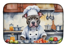 Load image into Gallery viewer, Pit Bull Terrier The Chef Dish Drying Mat