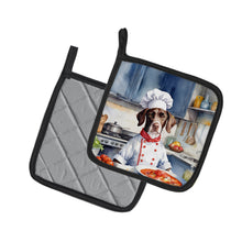 Load image into Gallery viewer, Pointer The Chef Pot Holders - Set of 2 Decorative Kitchen Helpers | Made in the USA
