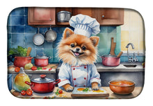 Load image into Gallery viewer, Pomeranian The Chef Dish Drying Mat