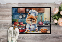Load image into Gallery viewer, Pomeranian The Chef Doormat-24x36 Indoor / Outdoor Rug | Made in USA
