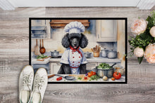 Load image into Gallery viewer, Black Poodle The Chef Doormat - 18X27 Indoor / Outdoor Rug | Made in USA