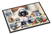 Load image into Gallery viewer, Black Poodle The Chef Doormat - 18X27 Indoor / Outdoor Rug | Made in USA