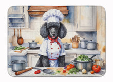 Load image into Gallery viewer, Black Poodle The Chef Memory Foam Kitchen Mat