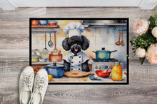 Load image into Gallery viewer, Black Poodle The Chef Doormat-24x36 Indoor / Outdoor Rug | Made in USA