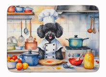 Load image into Gallery viewer, Black Poodle The Chef Memory Foam Kitchen Mat
