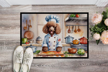 Load image into Gallery viewer, Chocolate Poodle The Chef Doormat - 18X27 Indoor / Outdoor Rug | Made in USA