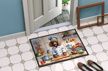 Load image into Gallery viewer, Chocolate Poodle The Chef Doormat - 18X27 Indoor / Outdoor Rug | Made in USA