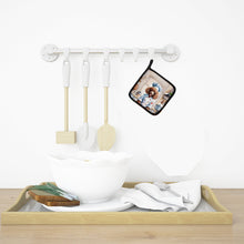 Load image into Gallery viewer, Chocolate Poodle The Chef Pot Holders - Set of 2 Decorative Kitchen Helpers | Made in the USA