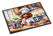 Load image into Gallery viewer, Chocolate Poodle The Chef Doormat-24x36 Indoor / Outdoor Rug | Made in USA