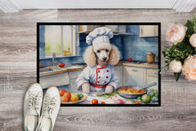 Load image into Gallery viewer, White Poodle The Chef Doormat - 18X27 Indoor / Outdoor Rug | Made in USA
