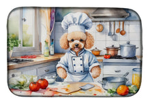 Load image into Gallery viewer, Poodle The Chef Dish Drying Mat