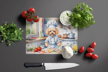 Load image into Gallery viewer, Poodle The Chef Glass Cutting Boards – Durable, Decorative Kitchen Art