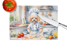 Load image into Gallery viewer, Poodle The Chef Glass Cutting Boards – Durable, Decorative Kitchen Art