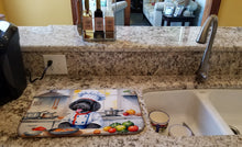Load image into Gallery viewer, Portuguese Water Dog The Chef Dish Drying Mat