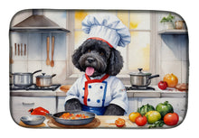 Load image into Gallery viewer, Portuguese Water Dog The Chef Dish Drying Mat