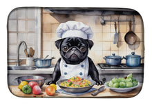 Load image into Gallery viewer, Pug The Chef Dish Drying Mat