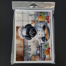 Load image into Gallery viewer, Puli The Chef Greeting Cards - Blank Note Cards – 8-Pack of Artist-Designed Cards with Envelopes